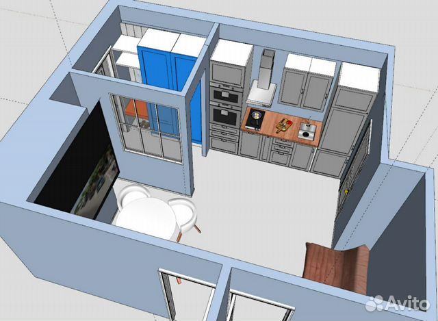 3D в SketchUP. Дизайн проект 3D в SketchUP. Дизайн проект