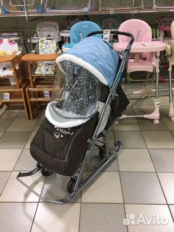 Санки - коляска ника детям наши детки