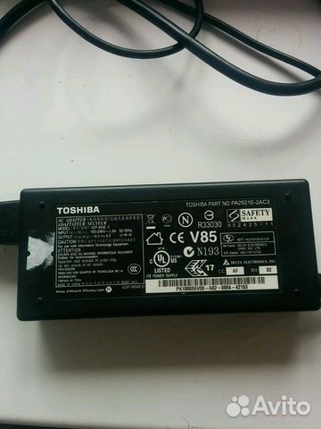 Блок питания для ноутбука toshiba