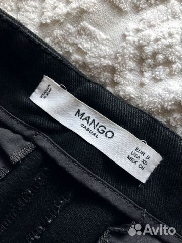 Юбка mango casual (S) из плотного денима