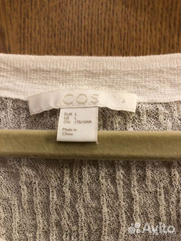 COS, блузка белая