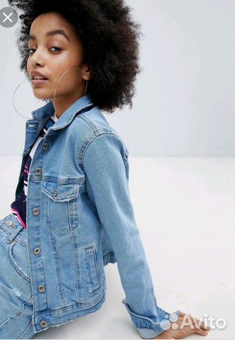 Джинсовая куртка Bershka
