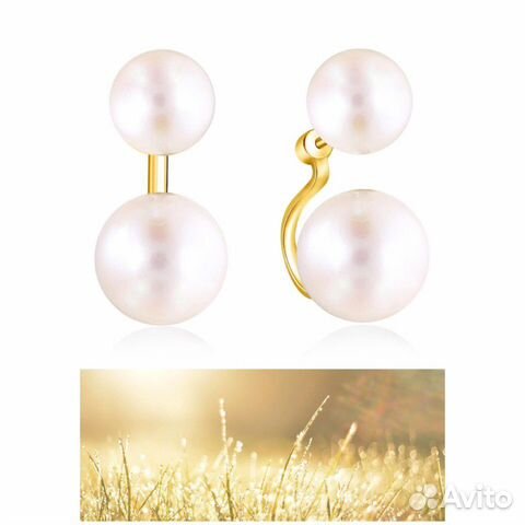 Золотые серьги Mise en Dior Золотые серьги Mise en Dior