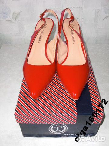 Терволина,Туфли женские,слингбэки,нат.кожа (3)
