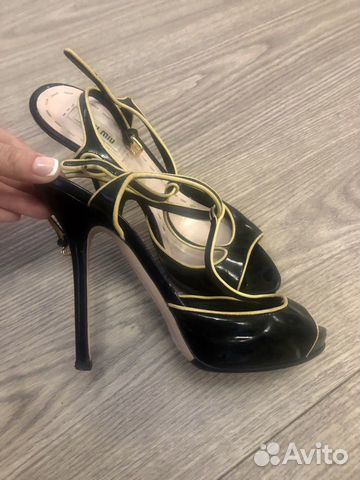 Босоножки Miu Miu (Prada) оригинал Италия 40 Босоножки Miu Miu (Prada) оригинал Италия 40