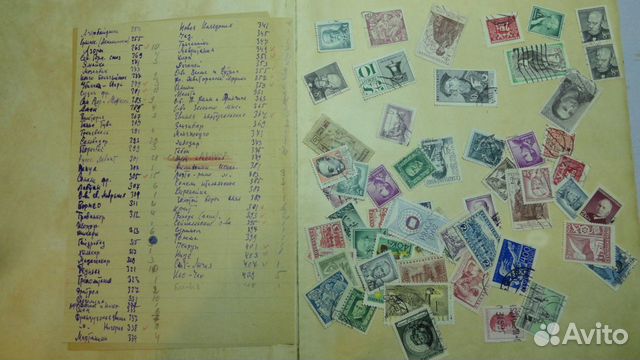 Альбом с марками . Старые марки мира. 197 Альбом с марками . Старые марки мира. 197