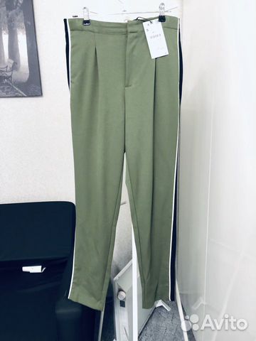 Брюки новые хаки Zara Брюки новые хаки Zara