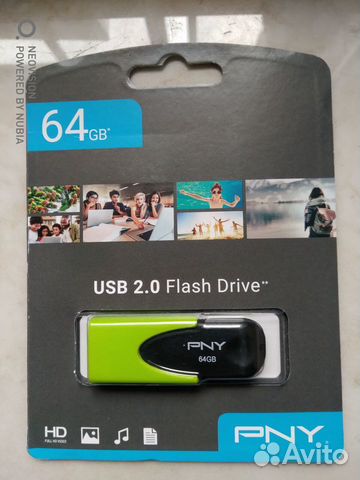 Флешка USB2.0 Flash Drive PNY 64GB