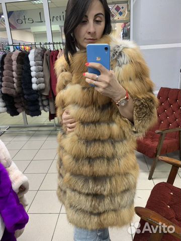 Шуба из лисы