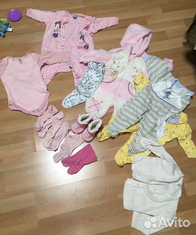 Пакет детских вещей 3-6 мес