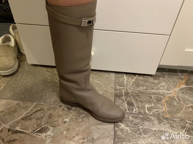 Сапоги Hermes Jumping 36 б/у оригинал Сапоги Hermes Jumping 36 б/у оригинал