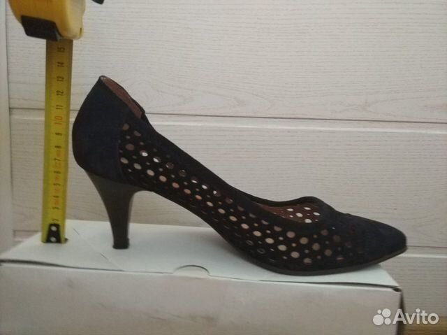 Туфли замшевые тёмно-синий р39 Туфли замшевые тёмно-синий р39