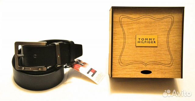 Мужской ремень / Tommy Hilfiger / новый (черный)