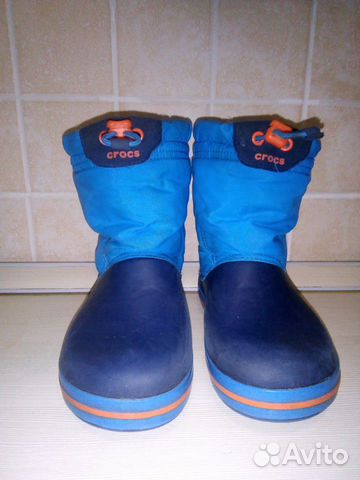 Сапожки демисезонные crocs
