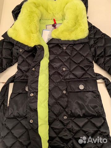 Новый зимний стёганный пуховик Odri lia 5-6 лет