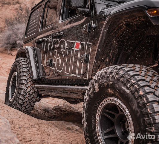 Силовые пороги Jeep Wrangler Westin Силовые пороги Jeep Wrangler Westin