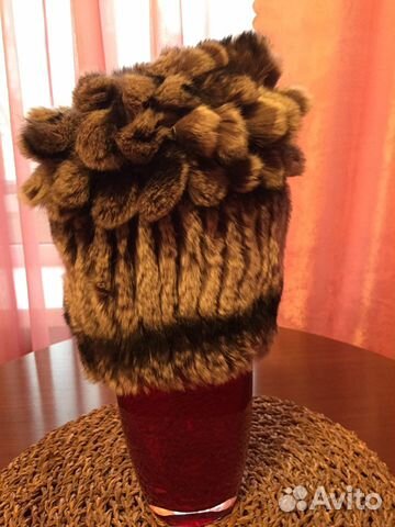 Зимняя шапка из кролика Зимняя шапка из кролика