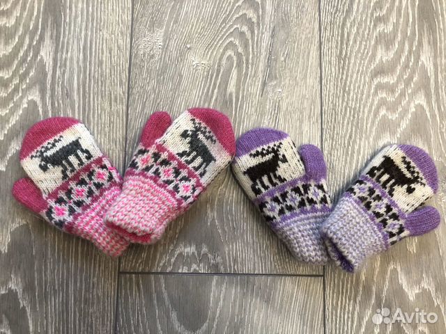 Рукавички(варежки) шерсть Рукавички(варежки) шерсть