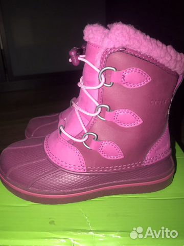 Сапоги зимние Crocs
