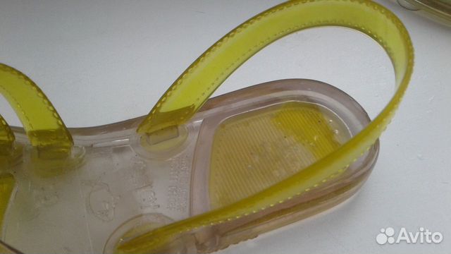 Босоножки новые прозрачный пластик р. 35-36 Тунис