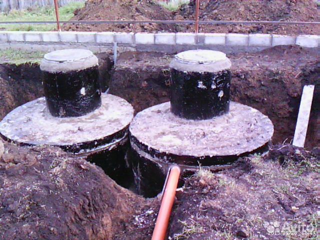 Выгребные (сливные) ямы, кессоны, септики, погреба