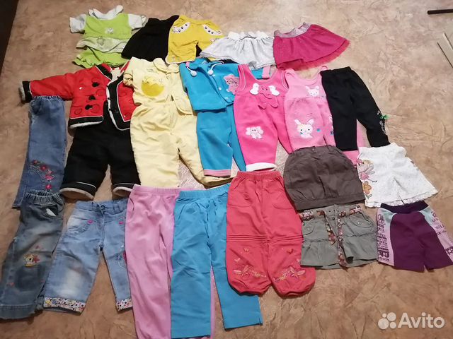 Одежда от года до четырех