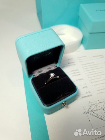 Кольцо Tiffany Setting 0.51 оригинал
