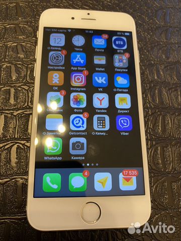 Телефон iPhone 6 серый