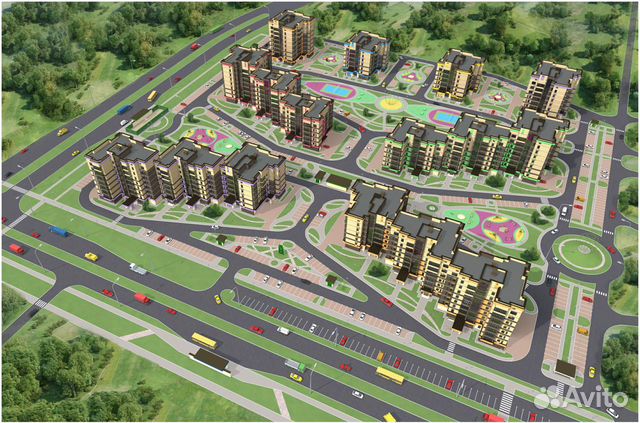 2-к квартира, 68.7 м², 4/6 эт.