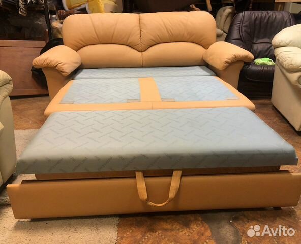 Кожаный диван кровать Mobel&Zeit, в идеале