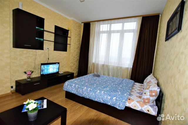

1-к. квартира, 50 м², 2 кровати