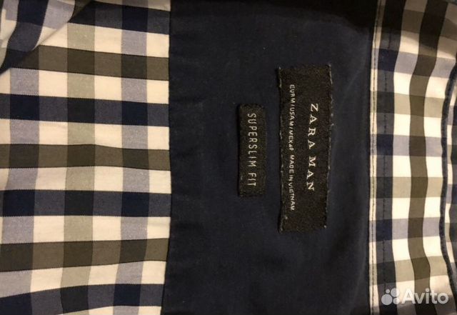 Клетчатая рубашка Zara Клетчатая рубашка Zara