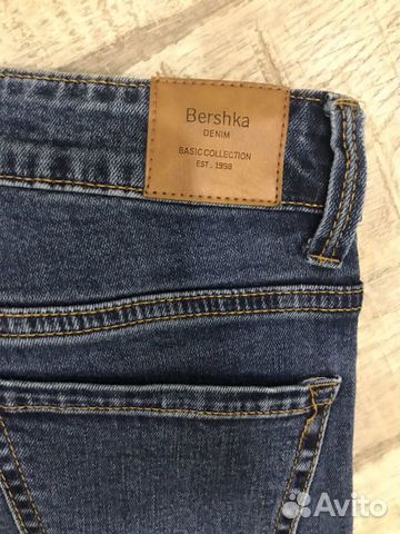 Джинсы укороченные прямые Bershka 32 s