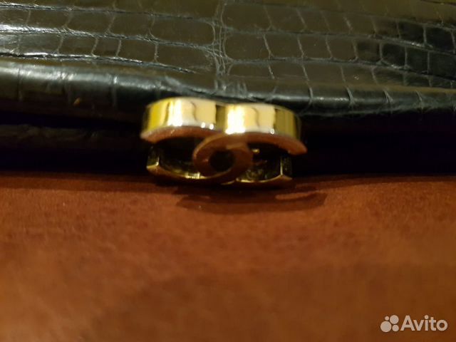 Клатч из кожи Крокодила Chanel. оригинал