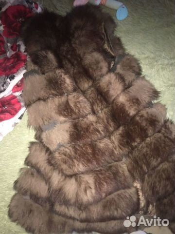 Меховой жилет