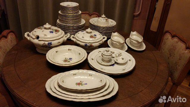 Сервиз Jlmenau Germany 38го года, 64 предмета Сервиз Jlmenau Germany 38го года, 64 предмета