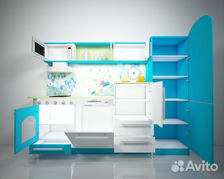 Детская игровая кухня Анна, повар ан-7 Детская игровая кухня Анна, повар ан-7