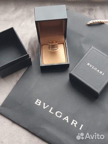 Золотое кольцо Bvlgari коллекция B.zero1 оригинал