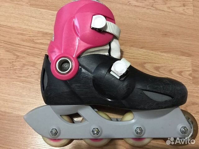 Ролики для девочки oxelo и защита 34/36