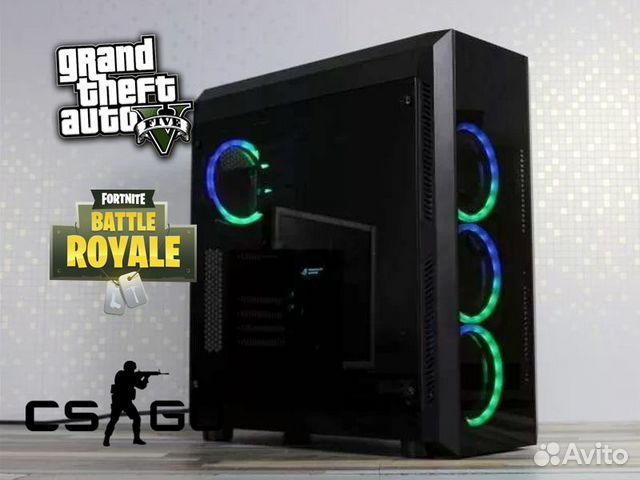 Игровой пк Core i3 9100 - RX580 8GB Игровой пк Core i3 9100 - RX580 8GB