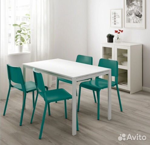 Стол IKEA Мельторп со стульями Теодорес Стол IKEA Мельторп со стульями Теодорес