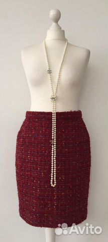 Chanel Vintage Твид юбка оригинал Chanel Vintage Твид юбка оригинал