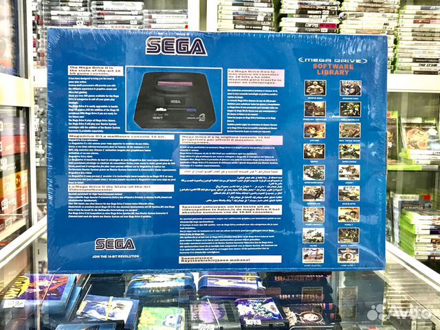 Сега Sega Mega Drive 2 + 5 Захватывающих игр