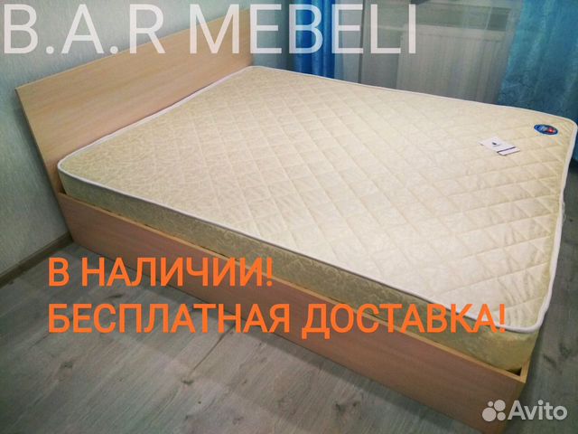 Кровать с матрасом
