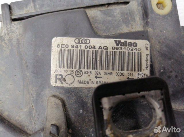 Фара правая Audi A4 B6 ALZ 2004