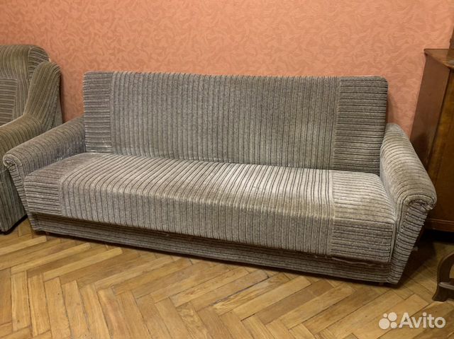 Раскладной Диван и два кресла