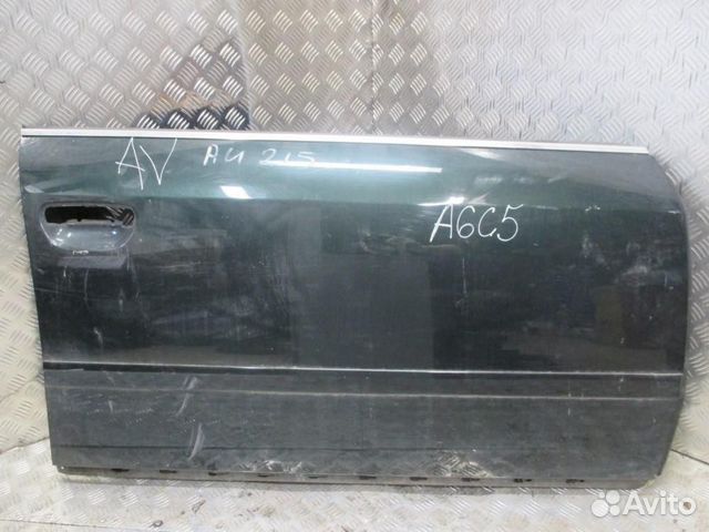 Дверь передняя правая зеленая Audi A6 C5 (1997-20 Дверь передняя правая зеленая Audi A6 C5 (1997-20