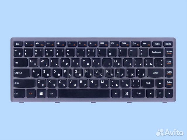 Клавиатура Lenovo Flex 14 G400s G410S S410P Серая
