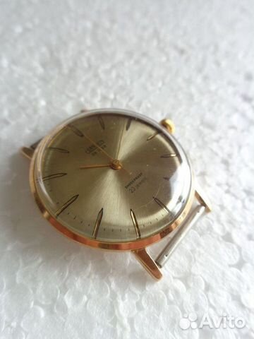 Часы Cornavin(Poljot) De Luxe.Позолоченные.СССР