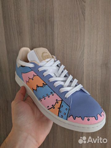 Adidas Stan Smith Donuts Custom 9.5 US Adidas Stan Smith Donuts Custom 9.5 US